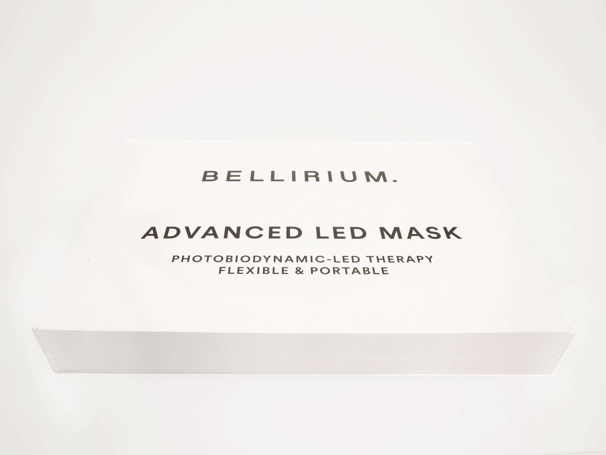 Scatola Bellirium con maschera LED avanzata premium